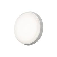 Wandlamp of plafonniere Konstsmide Cesena 7974-250 mat wit 230V round Ø 17.5cm, vandalismebestendig glas, 1x 10W - thumbnail