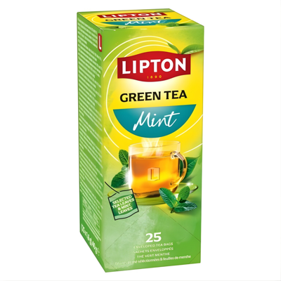 Lipton feel good selection groene thee munt (6x25 stuks)