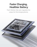 Baseus Tungsten Magnetische USB C naar USB C snellaadkabel 1 m 100 W Zwart - thumbnail