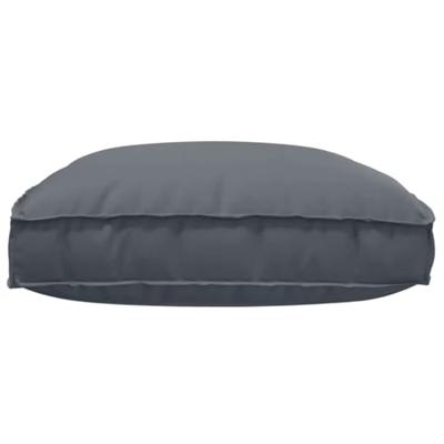 VidaXL Kussen antraciet 120 x 80 x 12 cm oxford stof