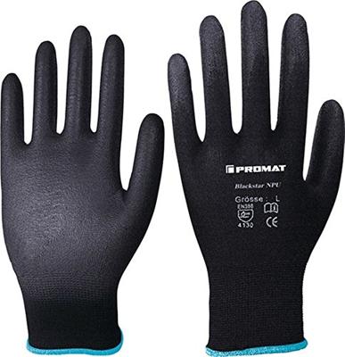 Promat/Tecwerk Handschoen | Blackstar NPU | maat 8 (L) zwart | EN 388 PBM-categorie II | EN 388 - 12 stuks - 4000371605 Promat/Tecwerk Handschoen | Blackstar NPU | maat 8 (L) zwart | EN 388 PBM-categorie II | EN 388 - 12 stuks - 4000371605