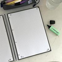 Oxford School Classic Europeanbook spiraalblok, ft A4+, 160 bladzijden, gelijnd, zwart - thumbnail