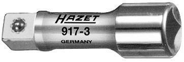 HAZET Verlengstuk 917-3 · 1/2 inch (12,5 mm) vierkant hol · 1/2 inch (12,5 mm) vierkant massief · Lengte: 76 mm HAZET Verlengstuk 917-3 · 1/2 inch (12,5 mm) vierkant hol · 1/2 inch (12,5 mm) vierkant massief · Lengte: 76 mm