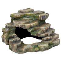 TRIXIE REPTILAND HOEKROTS REGENWOUD MET SCHUILPLAATS EN PLATFORM 26X26X20 CM - thumbnail