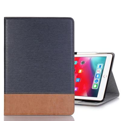 Cross textuur horizontale Flip PU lederen case voor iPad Pro 11 inch (2018) met houder & kaartsleuven & portemonnee (donkerblauw) Cross textuur horizontale Flip PU lederen case voor iPad Pro 11 inch (2018) met houder & kaartsleuven & portemonnee (donkerblauw)