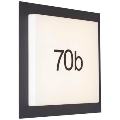 Brilliant HuisnummerlampSten zwart - G96503/75