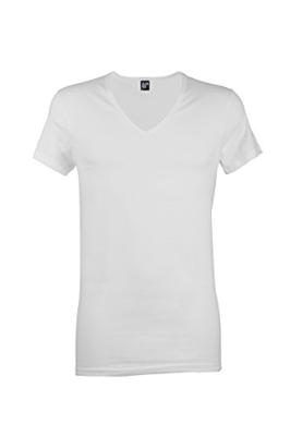 Alan Red Dean Deep V-Neck White (2 pack)