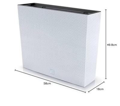 Prosperplast Bloempot Rato Case (Wit, 580x180x498) Prosperplast Bloempot Rato Case (Wit, 580x180x498)