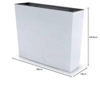 Prosperplast Bloempot Rato Case (Wit, 580x180x498) - thumbnail