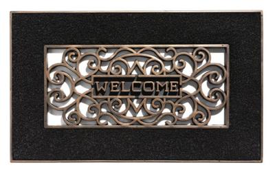 Deurmat Mathara welcome zwart Deurmat Mathara welcome zwart