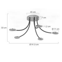 Steinhauer Flexibele led plafondlampTuround - 3375ST - thumbnail