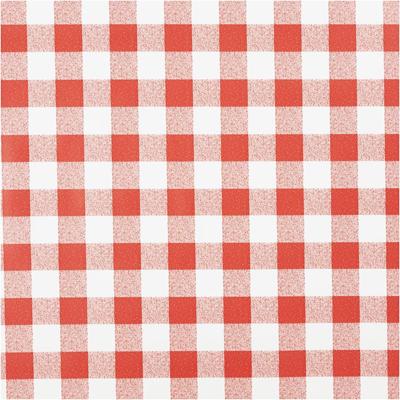Wasdoek, ruit, B: 140 cm, rood, wit, 20 m/ 1 rol Wasdoek, ruit, B: 140 cm, rood, wit, 20 m/ 1 rol