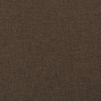 Bedframe zonder matras stof donkerbruin 200x200 cm - thumbnail