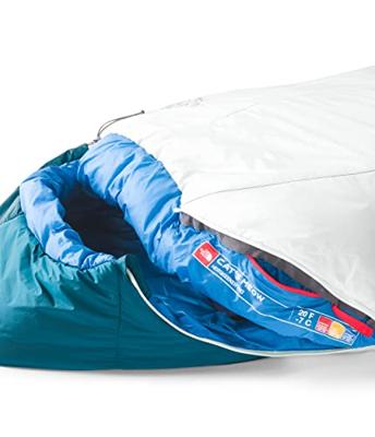 The North Face Cat&apos;s Meow Eco Mummie Slaapzak Banff Blue - Tin Grey Long