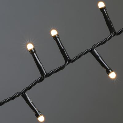 Konstsmide 3872-130 Lichtketting Buiten Energielabel: E (A - G) werkt op het lichtnet Aantal lampen 2000 LED Warmwit Verlichte lengte: 43.98 m Frosted