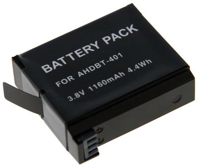 Camera-accu AHDBT-401 voor GoPro Hero4