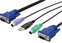 Digitus DS-19233 toetsenbord-video-muis (kvm) kabel - thumbnail