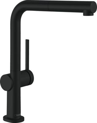 Hansgrohe Talis M54 ééngreeps keukenmengkraan 270 met uittrekbare uitloop, mat zwart Hansgrohe Talis M54 ééngreeps keukenmengkraan 270 met uittrekbare uitloop, mat zwart