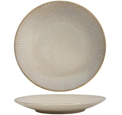 Cookinglife Dinerborden Coastal Lines Ocean Beige ø 27 cm - 6 Stuks