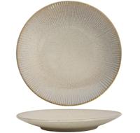 Cookinglife Dinerborden Coastal Lines Ocean Beige ø 27 cm - 6 Stuks - thumbnail
