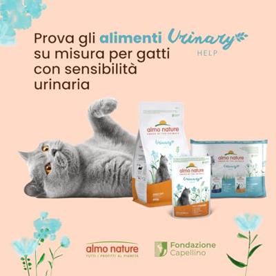 Almo Nature Urinary Help multipack met vis en kip natvoer kat (70 g) 6 x 70 g