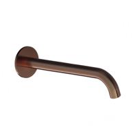 Wastafelkraan Uitloop Hotbath Cobber Rond 25 cm Geborsteld Koper PVD - thumbnail