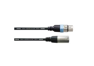 Cordial CCM 1 FM XLR Verbindingskabel [1x XLR-bus - 1x XLR-stekker] 1.00 m Zwart