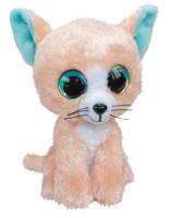 Lumo Stars knuffel - kat peach, 24cm - thumbnail