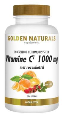 Golden Naturals Vitamine C 1000mg met rozenbottel Tabletten