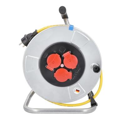 AS Schwabe 10343 Kabelhaspel 25.00 m Geel Randaarde stekker AS Schwabe 10343 Kabelhaspel 25.00 m Geel Randaarde stekker