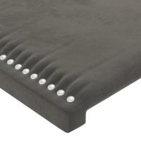 Bedframe zonder matras 80x200 cm fluweel donkergrijs - thumbnail