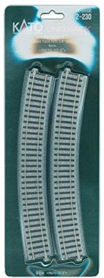 H0 Kato Unitrack 2-230 Gebogen rails 4 stuk(s)