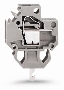 WAGO 226-101 Veerkrachtklemblok 4.00 mm² Aantal polen 1 Grijs 200 stuk(s)