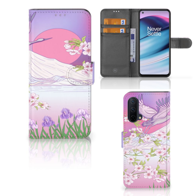 OnePlus Nord CE 5G | Telefoonhoesje | Met pasjeshouder | Bird Flying OnePlus Nord CE 5G | Telefoonhoesje | Met pasjeshouder | Bird Flying