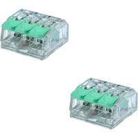 Lasklem Slim 3-polig Set - 2 Stuks Groen - thumbnail