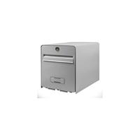 BURG WACHTER Bedankdoos in gegalvaniseerd staal - 2 deuren - grijs - thumbnail