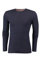 Rough Merinowol Longsleeve Heren | Dark navy | S - thumbnail