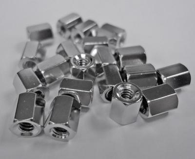 Renkforce RF-4415018 Moer Zilver 20 stuk(s)