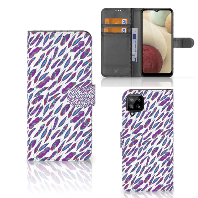 Samsung Galaxy A12 | Telefoon Hoesje | Feathers Color Samsung Galaxy A12 | Telefoon Hoesje | Feathers Color