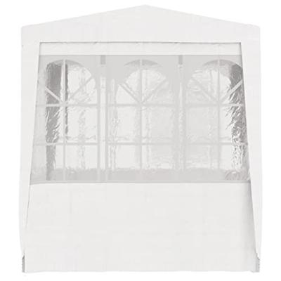 Partytent met zijwanden professioneel 90 g/m 2x2 m wit - thumbnail