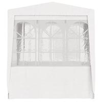 VidaXL Partytent met zijwanden professioneel 90 g/m² 2x2 m wit - thumbnail