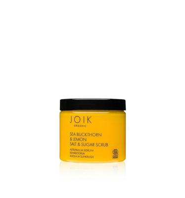 Joik Sea buckthorn & lemon sugar & salt scrub vegan (220 gr)
