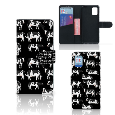 Samsung Galaxy A31 | Telefoonhoesje | Met pasjeshouder | Koetjes Samsung Galaxy A31 | Telefoonhoesje | Met pasjeshouder | Koetjes