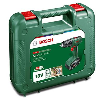 Bosch Groen EasyDrill 18V-40 | Accuschroefboormachine met twee standen | Incl. Accu en Lader - 06039D8004