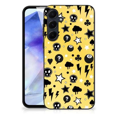 Telefoonhoesje Samsung Galaxy A55 Punk Geel Telefoonhoesje Samsung Galaxy A55 Punk Geel