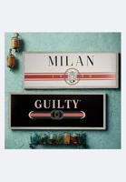 Schilderij GUILTY MILAN spaanderplaat 2 x 46 x 121 cm (4 Stuks) - thumbnail