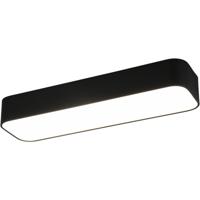 LED Plafondlamp - Plafondverlichting - Trion Astinto - 21W - Aanpasbare Kleur - Dimbaar - Rechthoek - Mat Zwart - Aluminium - thumbnail