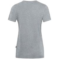 JAKO C6121D T-Shirt Organic Stretch Dames - Lichtgrijs Gemeleerd - 40 - thumbnail