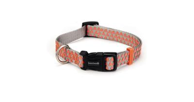 Beeztees Triangle - Halsband Hond - Lichtgrijs - 20-30 cm