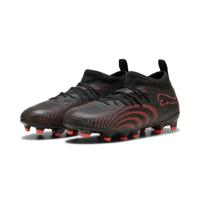 PUMA Future 9 Match Gras / Kunstgras Voetbalschoenen (MG) Kids Zwart Rood - thumbnail